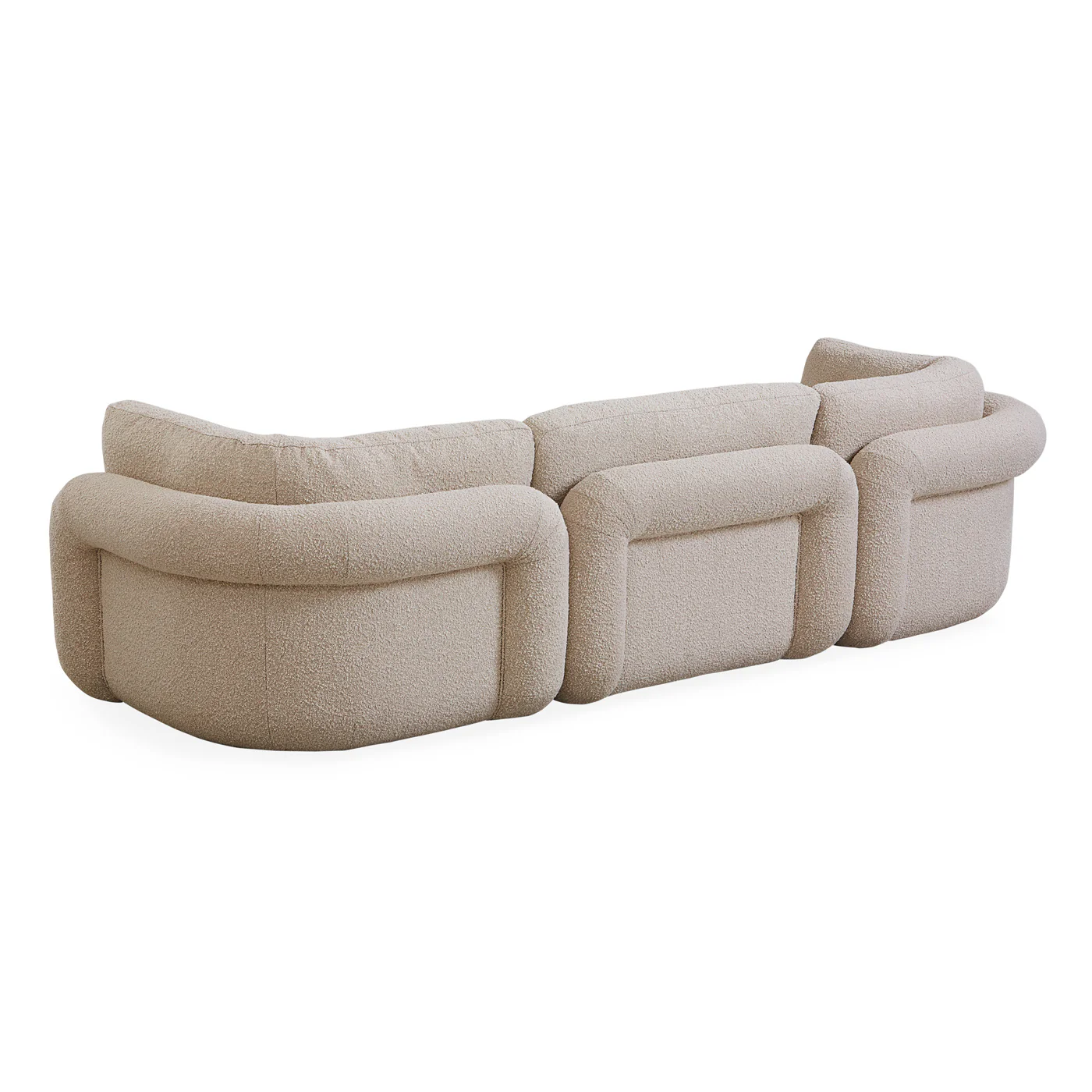 Pompidou 304.8cm Modular Four-Piece Sectional with Ottoman - Image 8