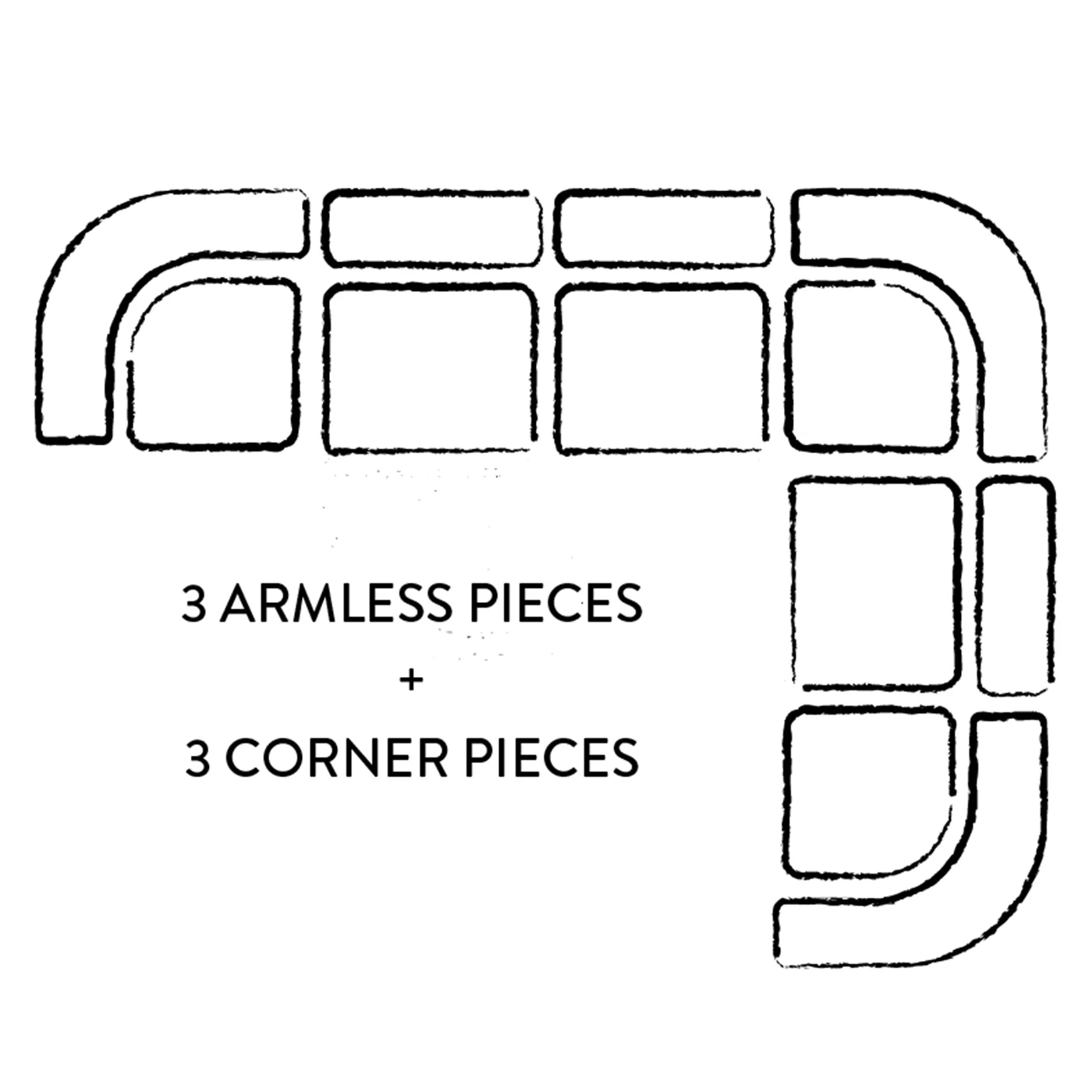 Pompidou 406.4cm Modular Six-Piece Sectional - Image 12