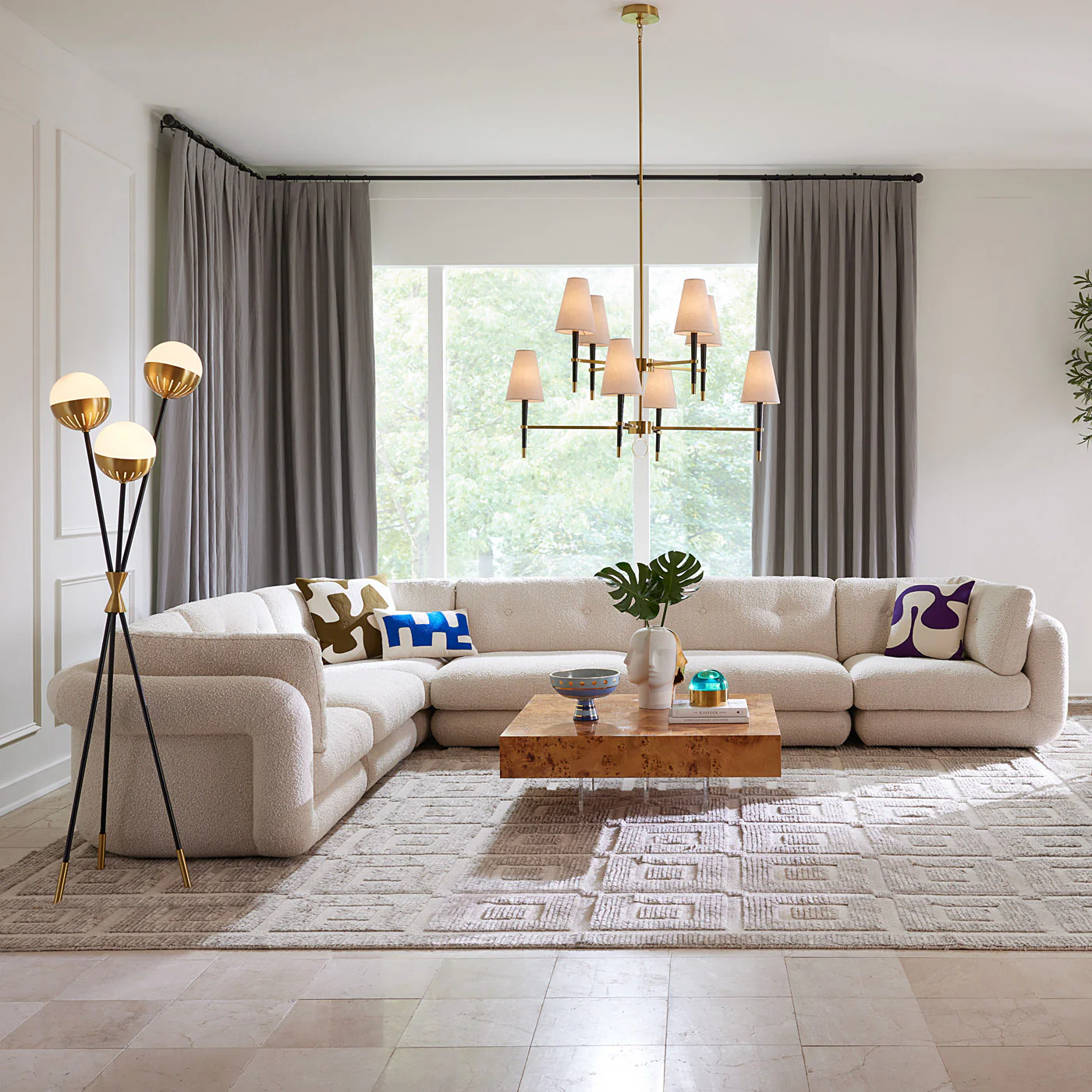 Pompidou 406.4cm Modular Six-Piece Sectional - Image 4