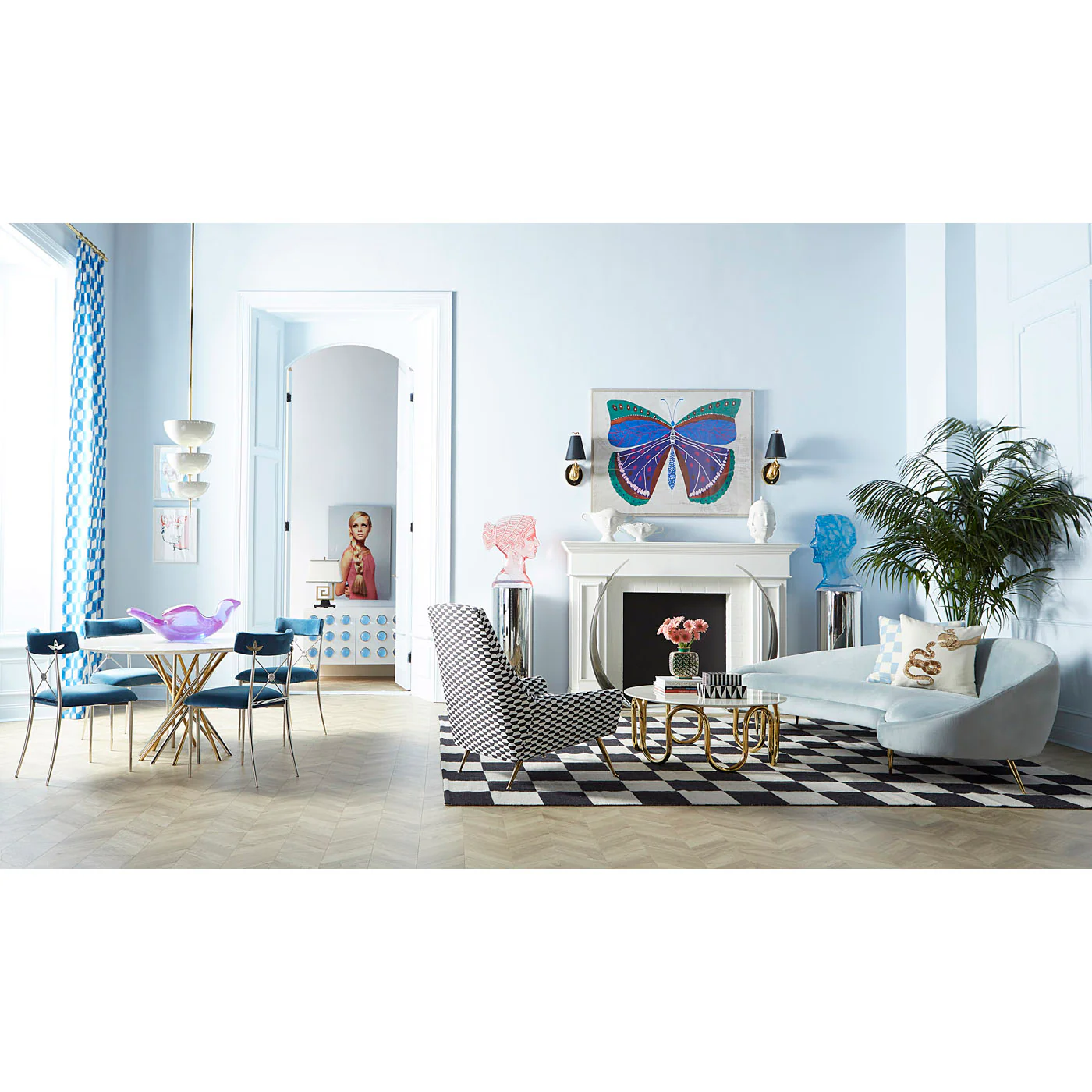 Pop Checkerboard Cushion - Image 3