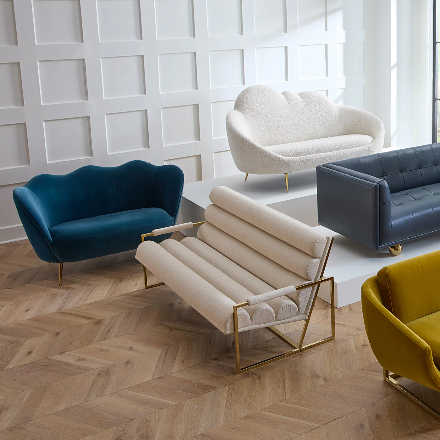 Ripple 143.5cm Apartment Sofa - Image 4