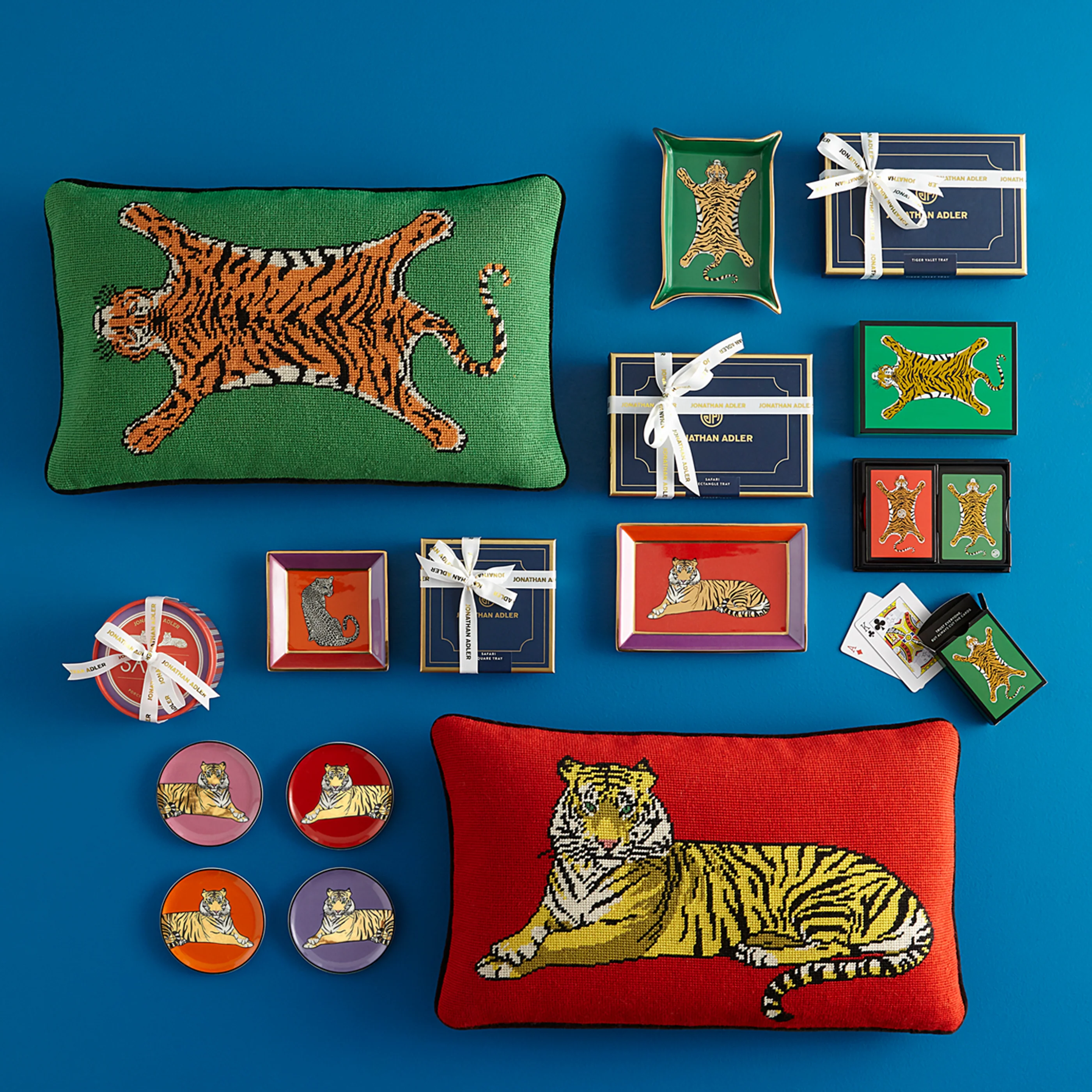 Safari Needlepoint Cushion - Image 3