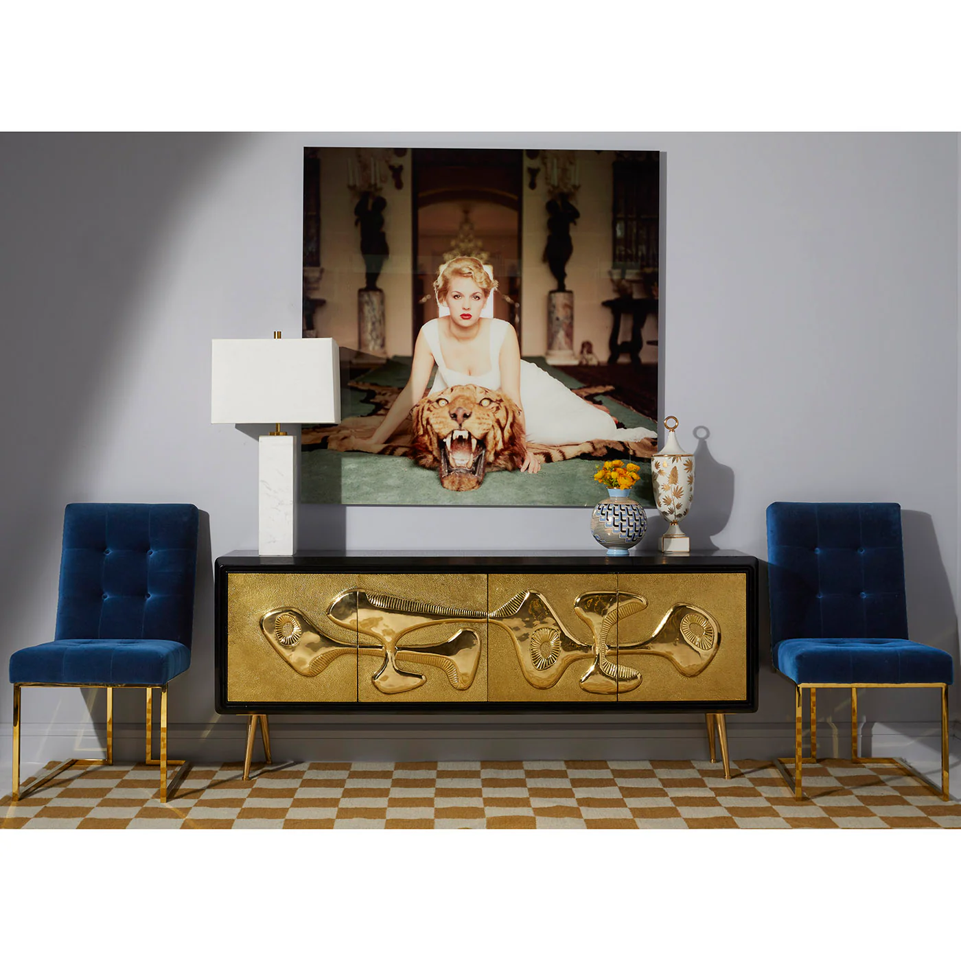 Slim Aarons "Beauty and The Beast" Photograph - Image 2