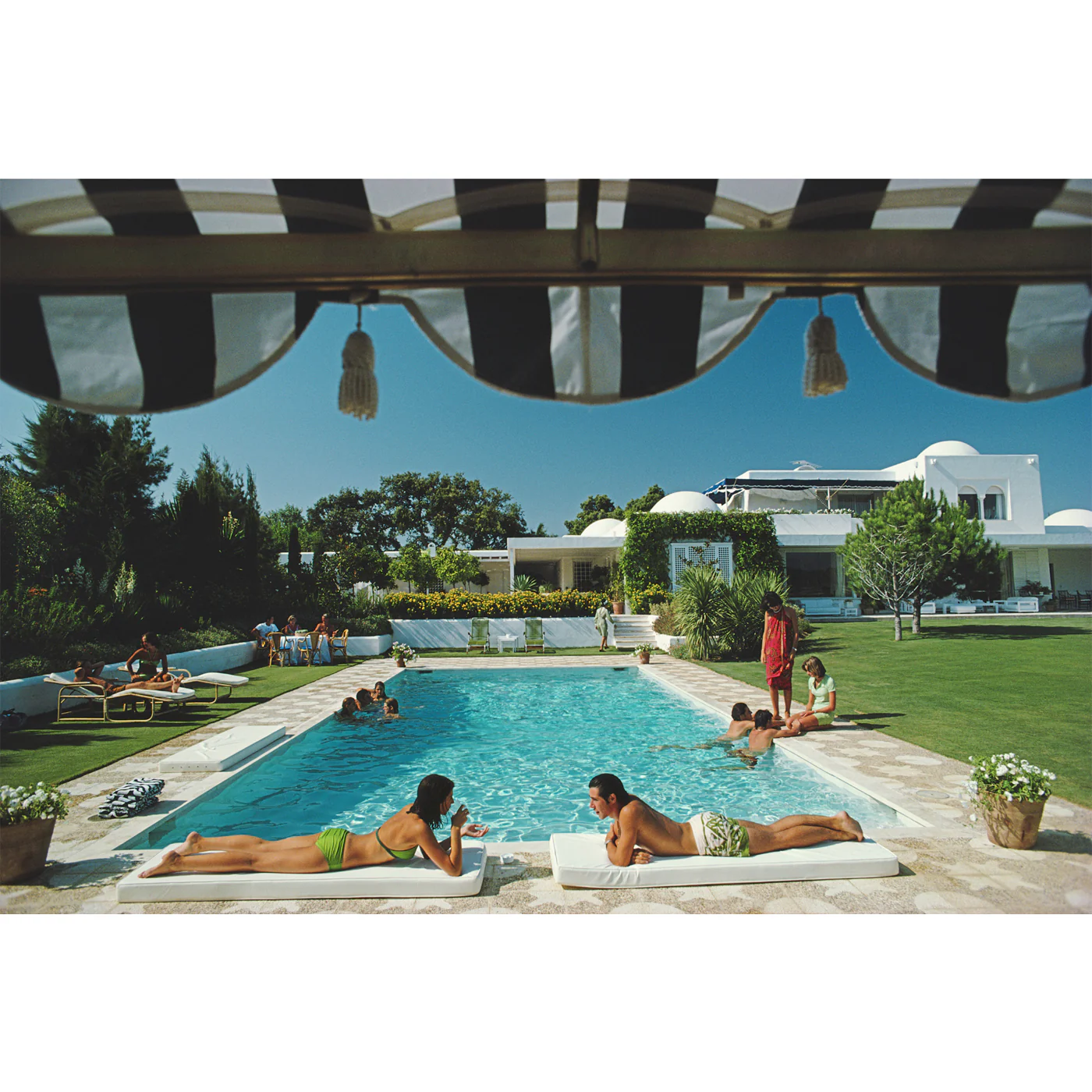 Slim Aarons "Poolside in Sotogrande" Photograph