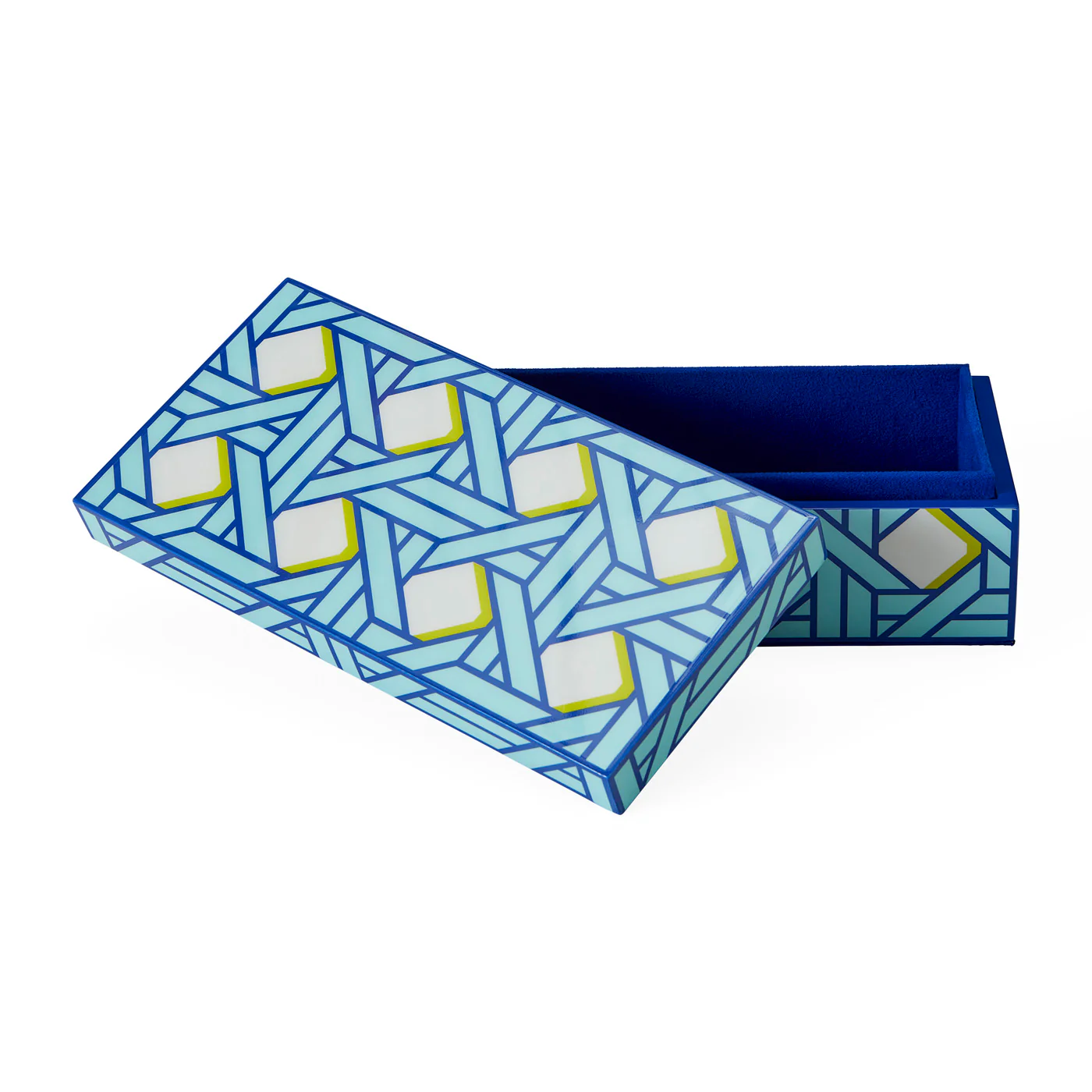 Small Basketweave Lacquer Box - Image 5