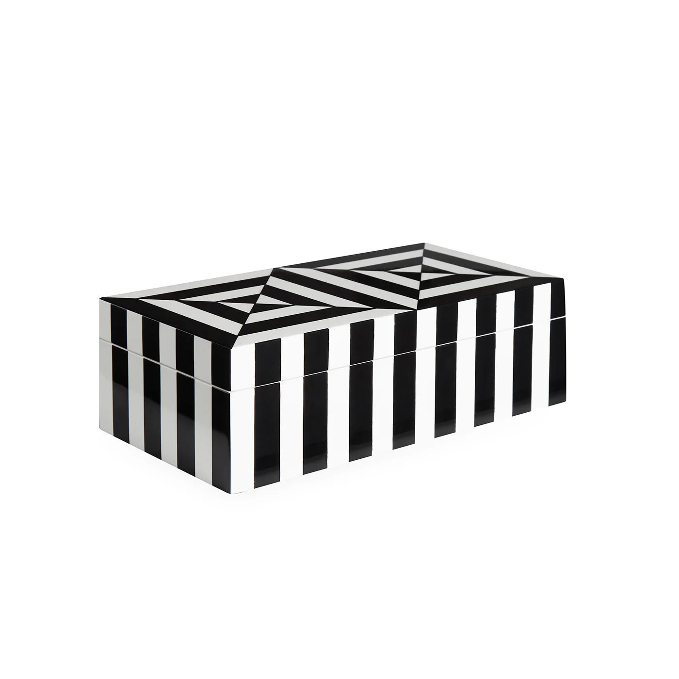 Small Op Art Lacquer Box - Image 12