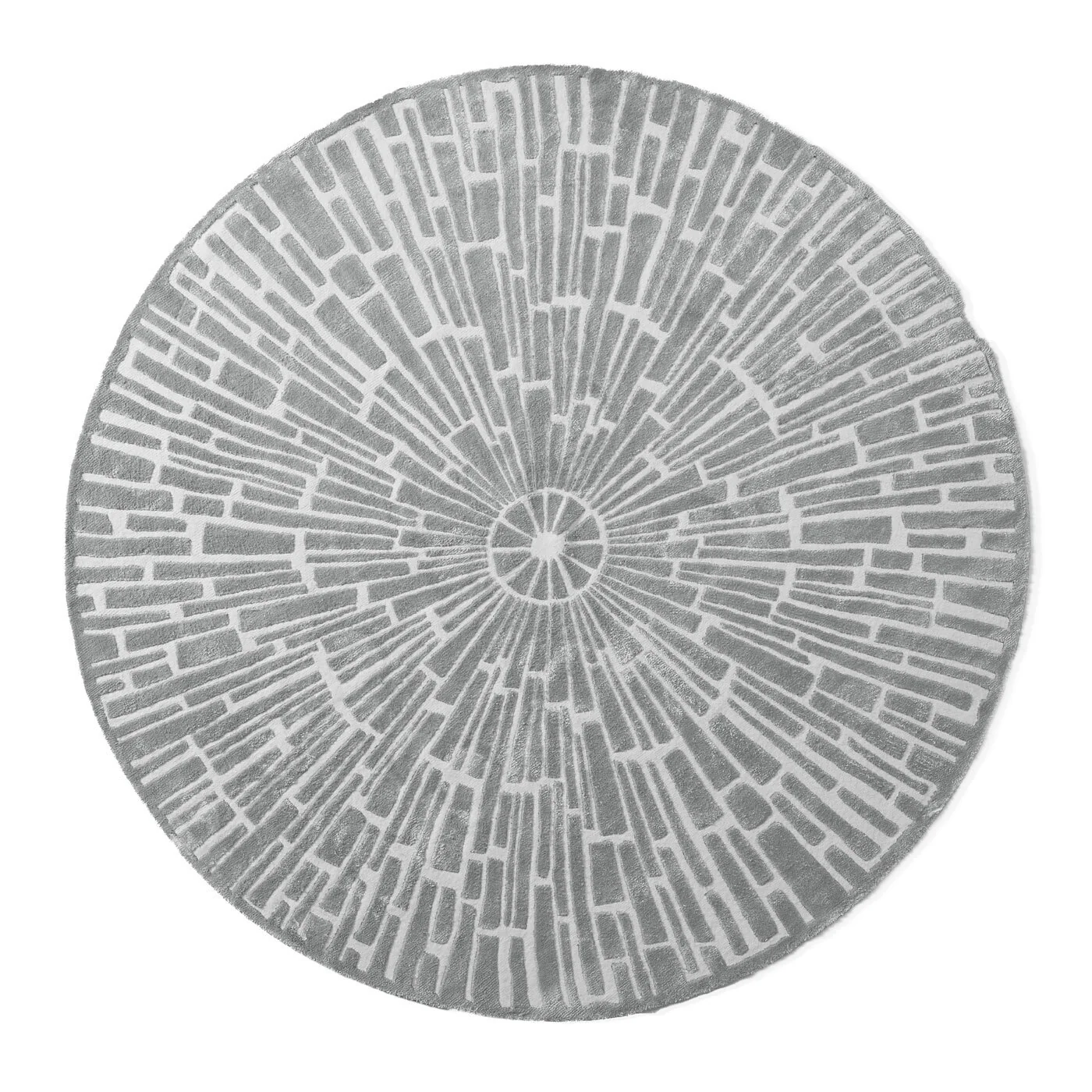 Sunburst Hand-Knotted Round Rug - Image 5