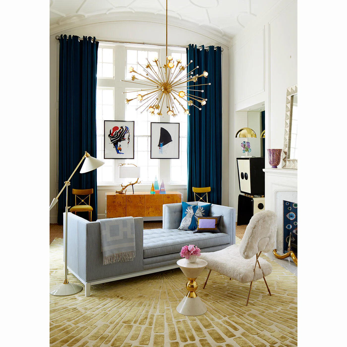 Sunburst Hand-Knotted Rug - Image 14