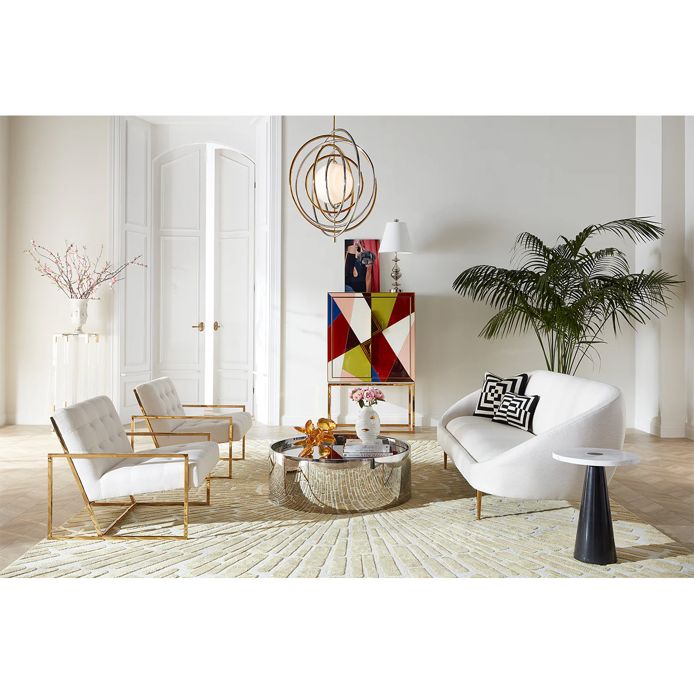 Sunburst Hand-Knotted Rug - Image 16