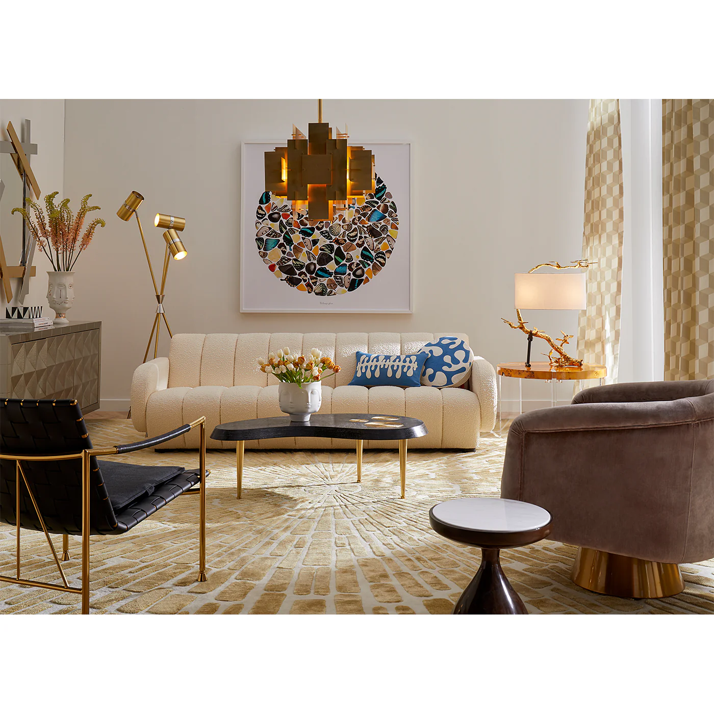 Sunburst Hand-Knotted Rug - Image 7
