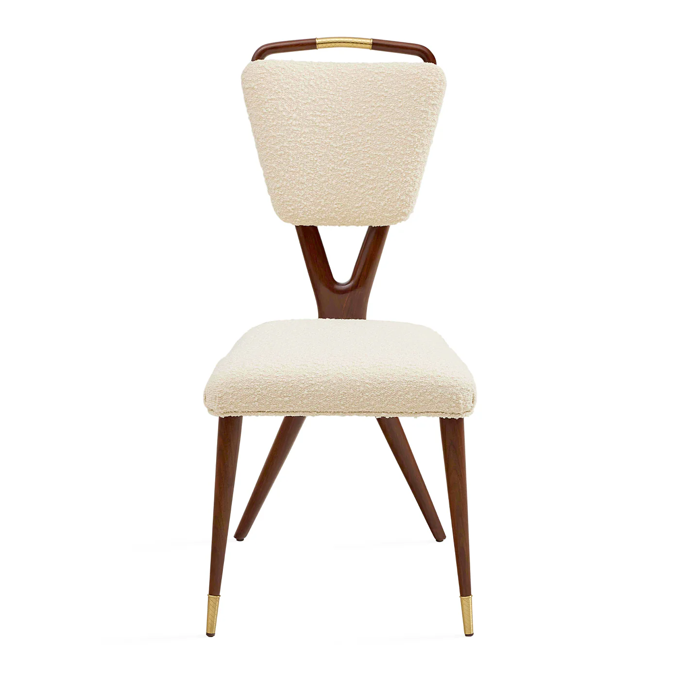 Torino Walnut X-Back Dining Chair - Image 3