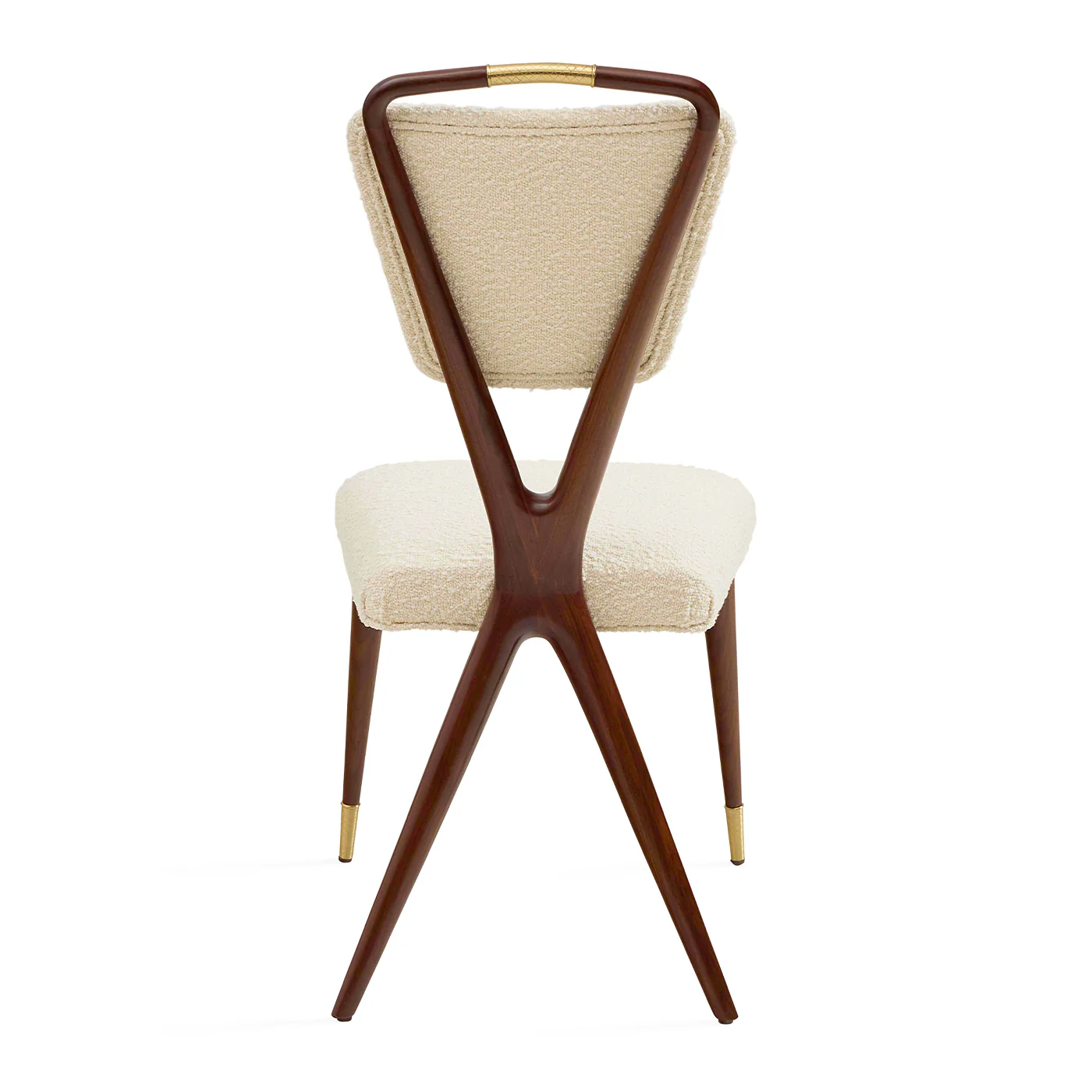 Torino Walnut X-Back Dining Chair - Image 6