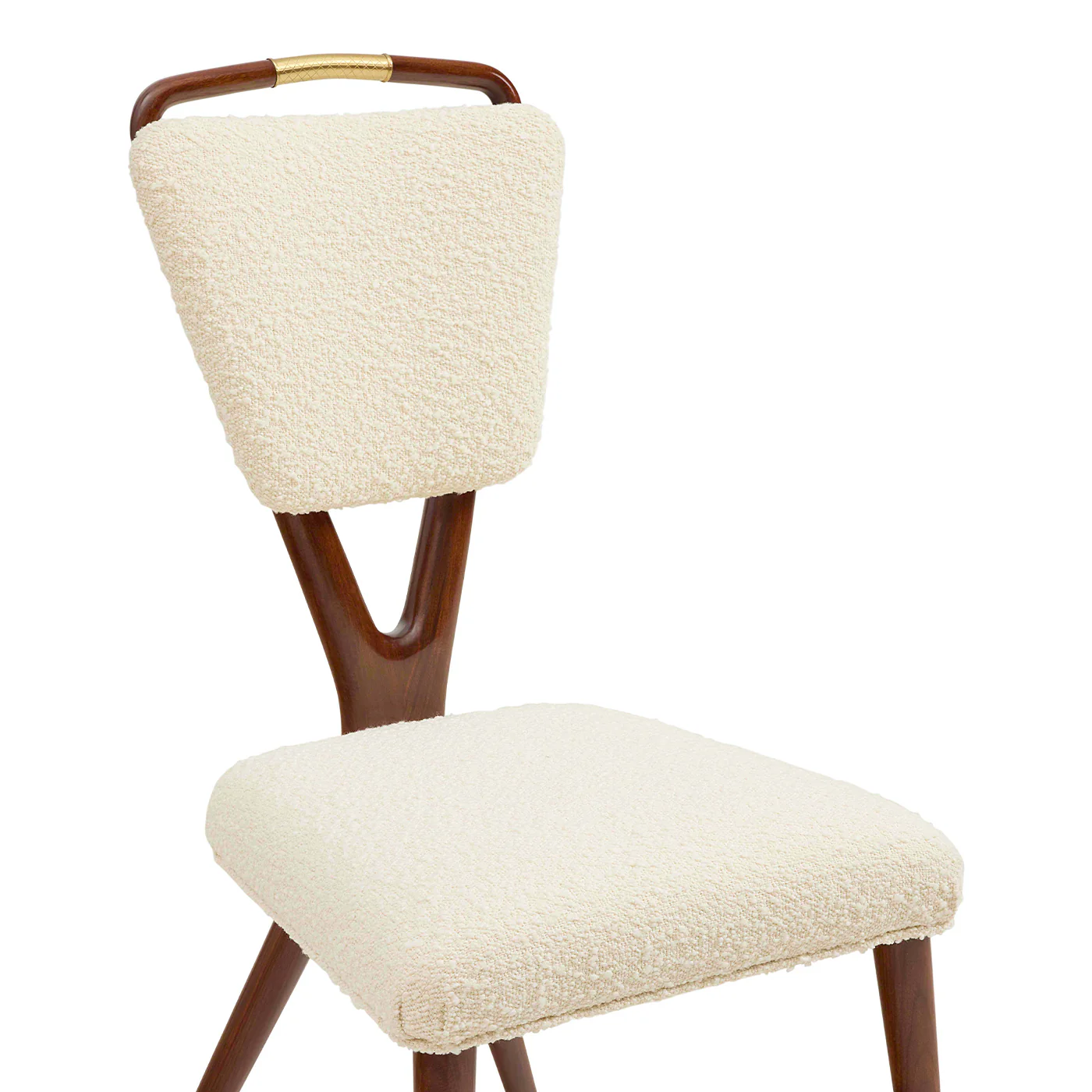 Torino Walnut X-Back Dining Chair - Image 7