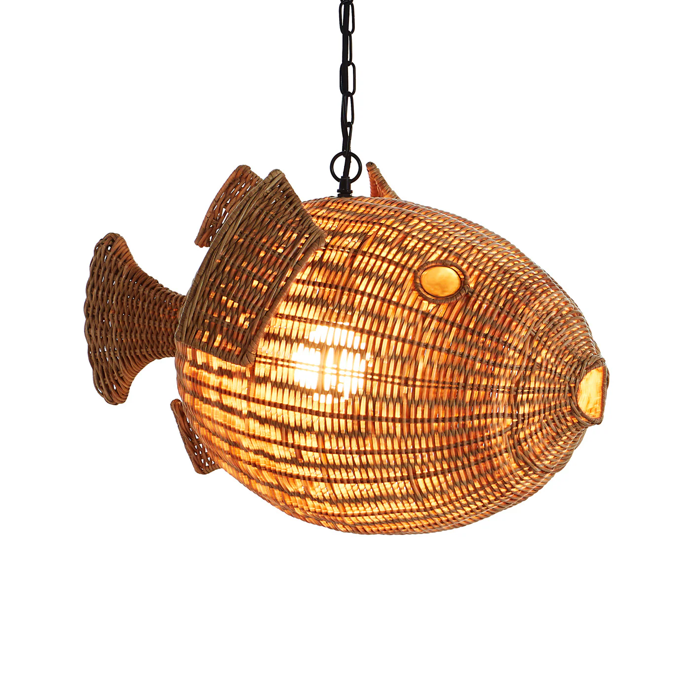 Wicker Blowfish Small Pendant - Image 10