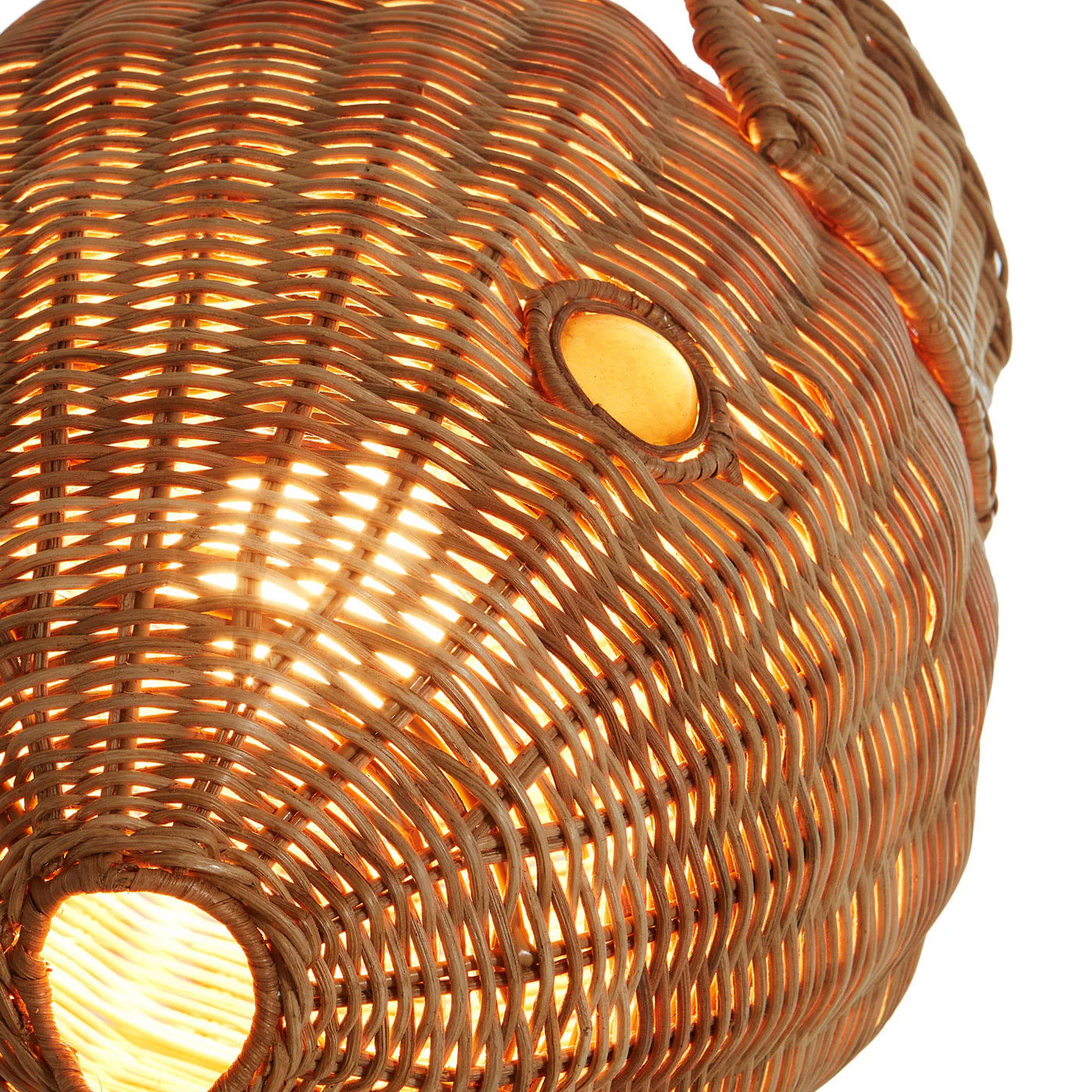 Wicker Blowfish Small Pendant - Image 11