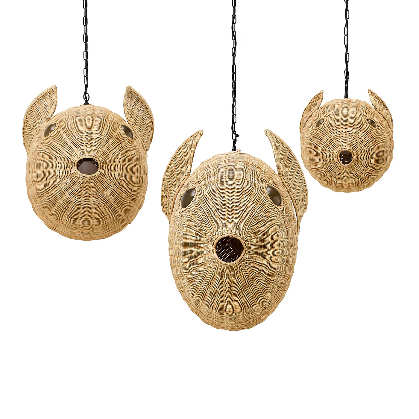 Wicker Blowfish Small Pendant - Image 6