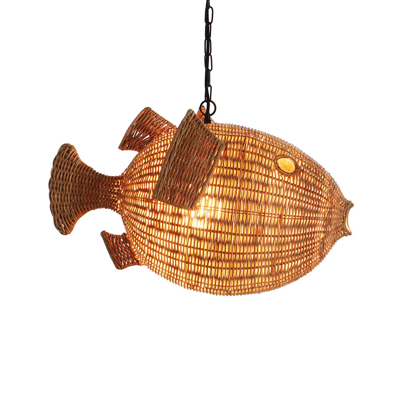 Wicker Blowfish Small Pendant - Image 9